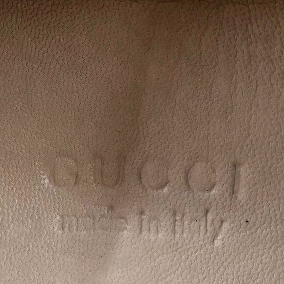 Gucci Screener Patchwork GG Logo Casual Sneakers 36 Purple Red Beige Leather & C - Picture 3 of 9